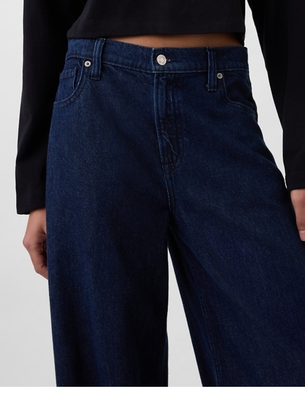 Mid Rise Ultra Soft Baggy Jeans